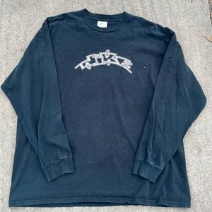 Vintage Black Nike Long-Sleeve Size XXL